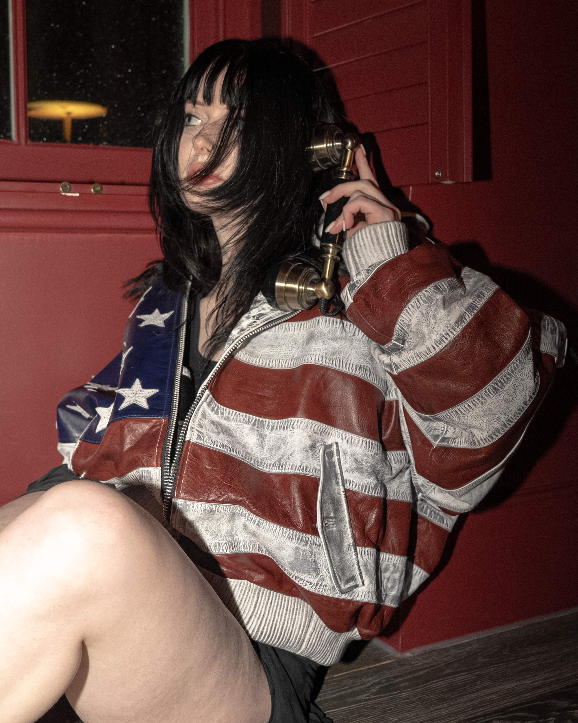 AMERIKA LEATHER BOMBER