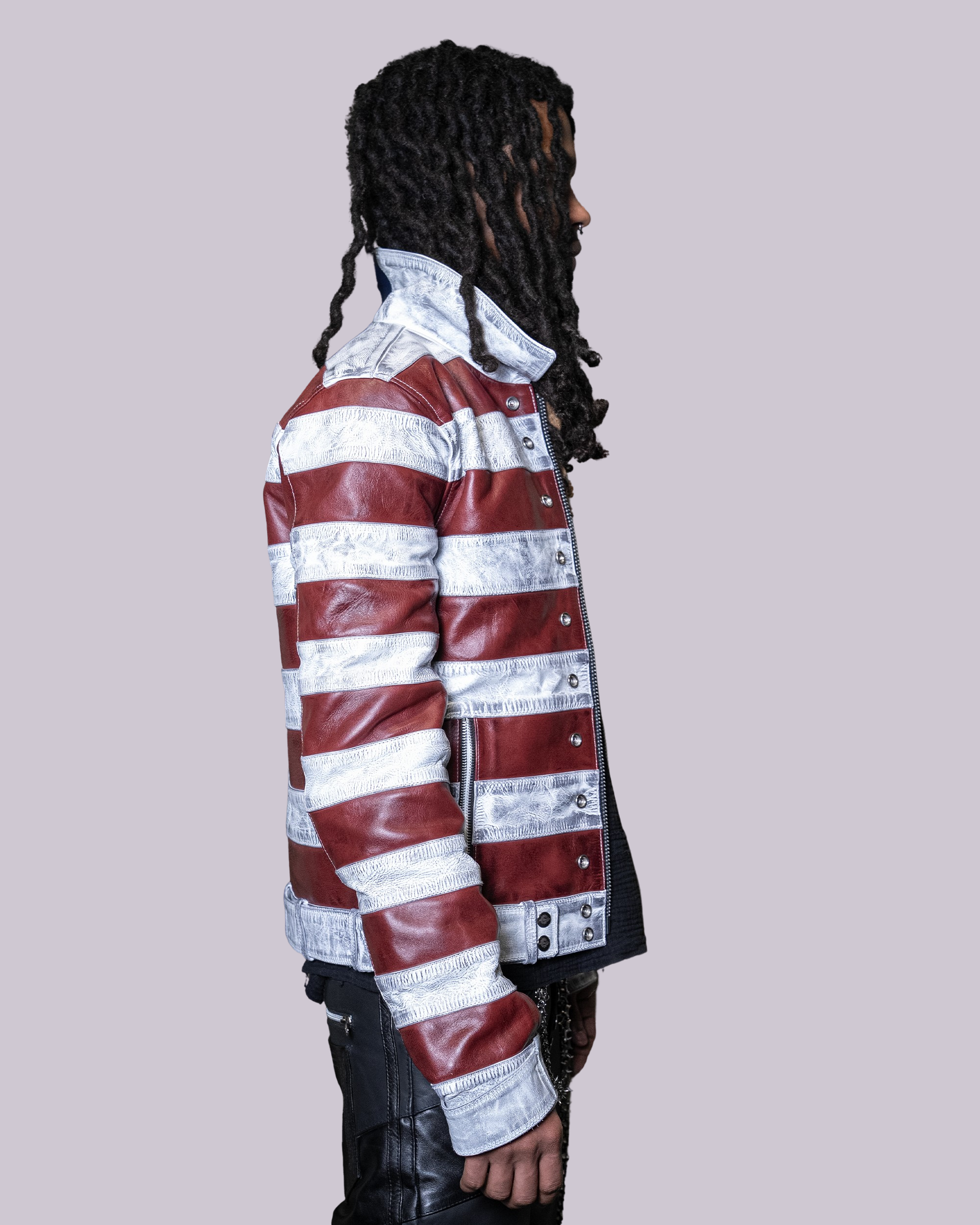 AMERIKA LEATHER MOTO JACKET