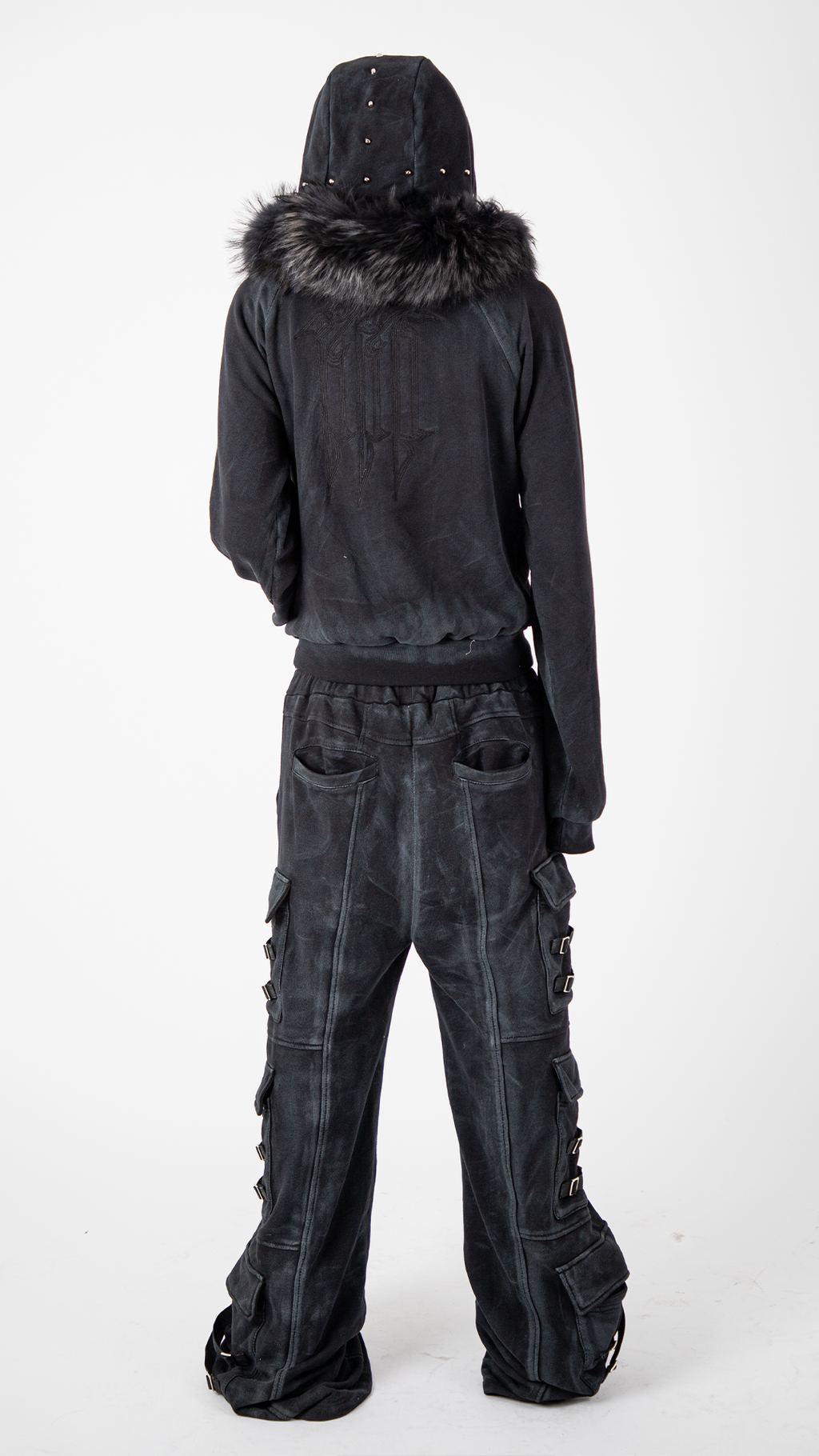 "OBSIDIA" WAXED CARGOSWEATS