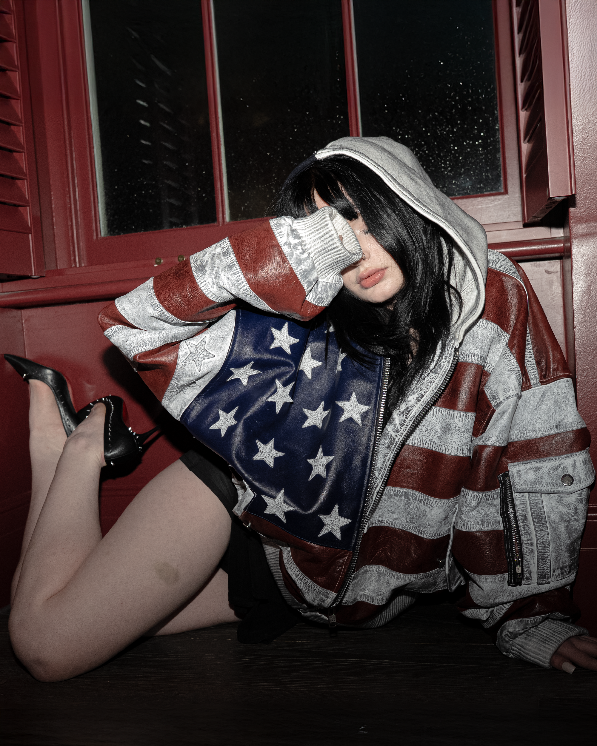 AMERIKA LEATHER BOMBER