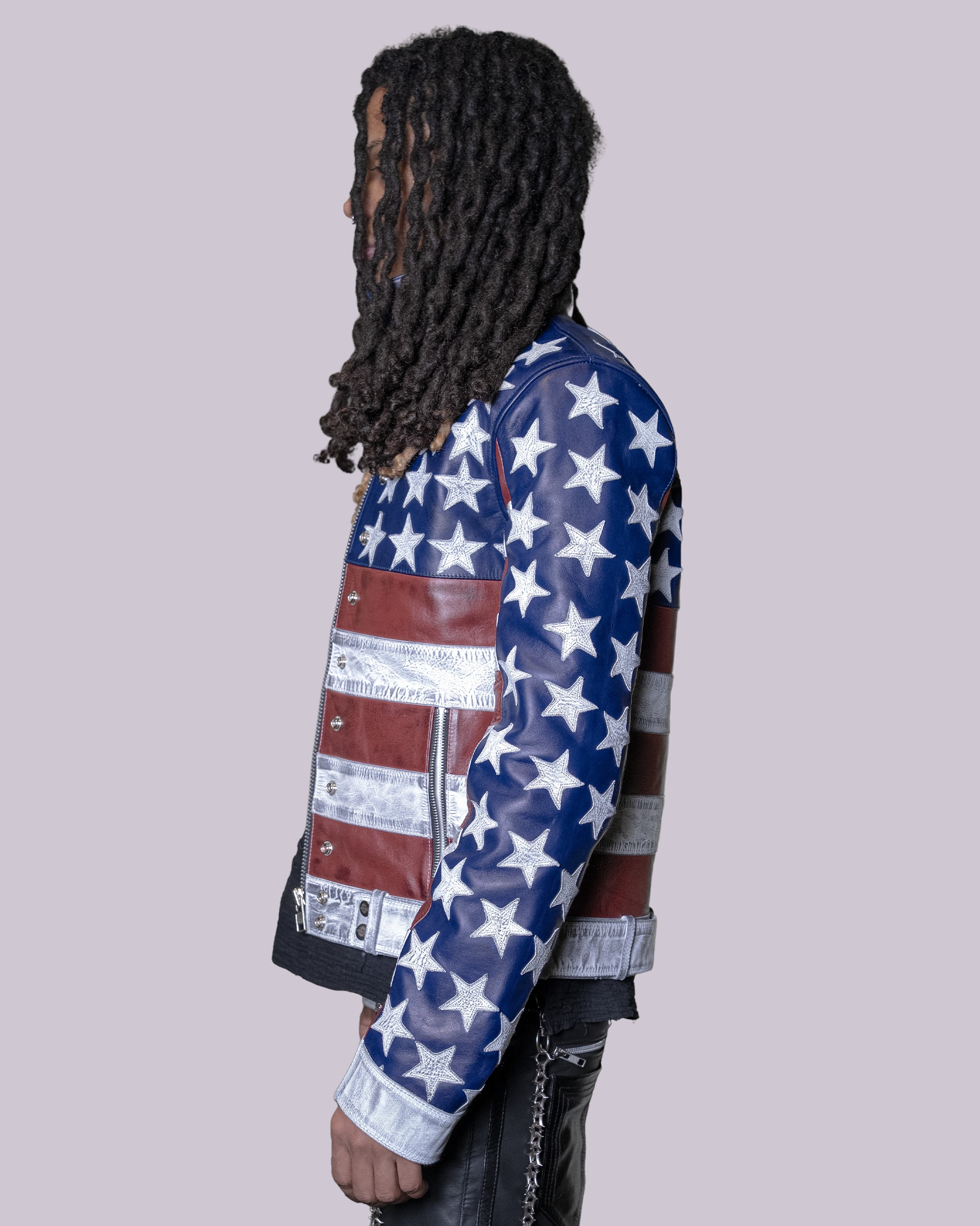 AMERIKA LEATHER MOTO JACKET