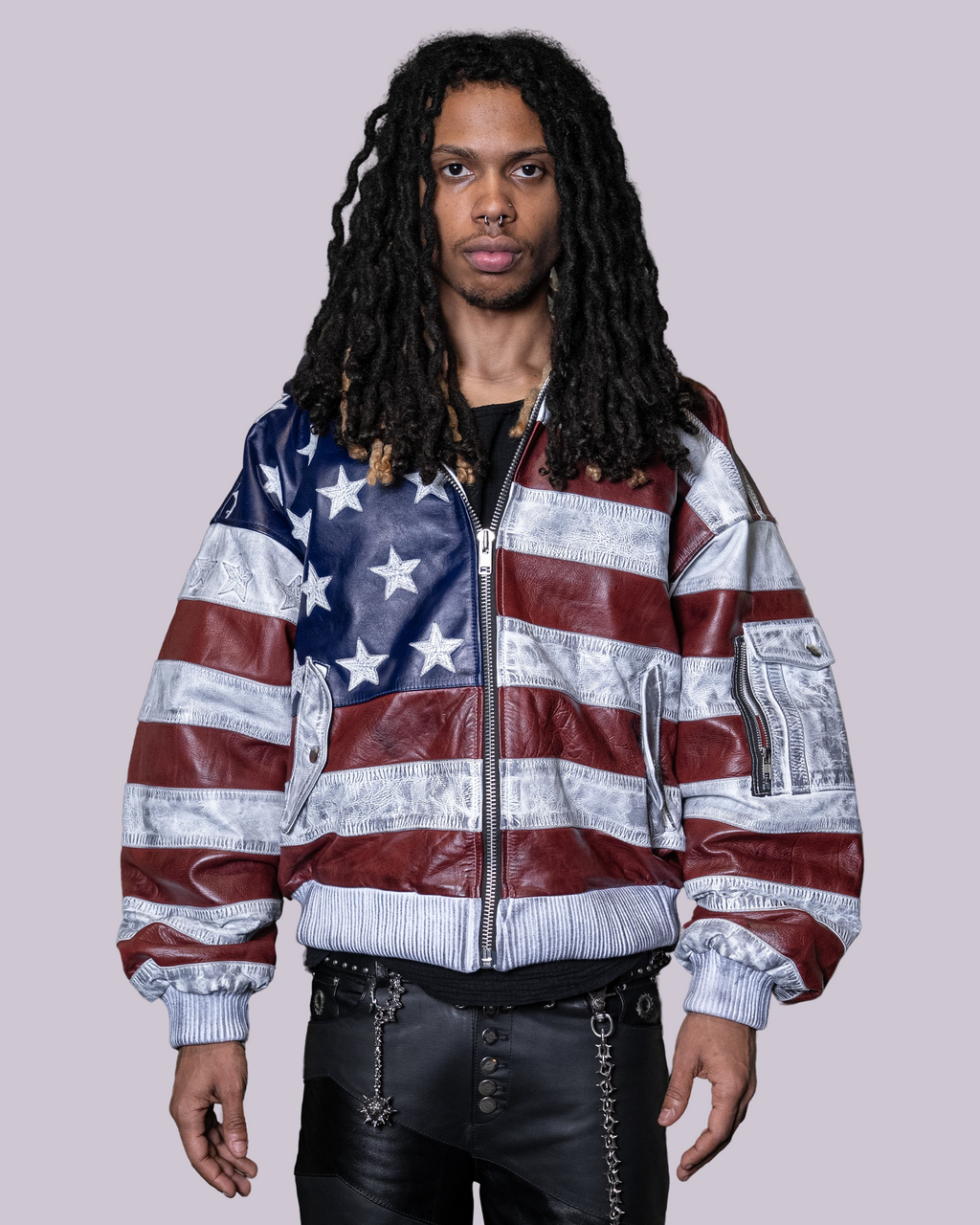 AMERIKA LEATHER BOMBER
