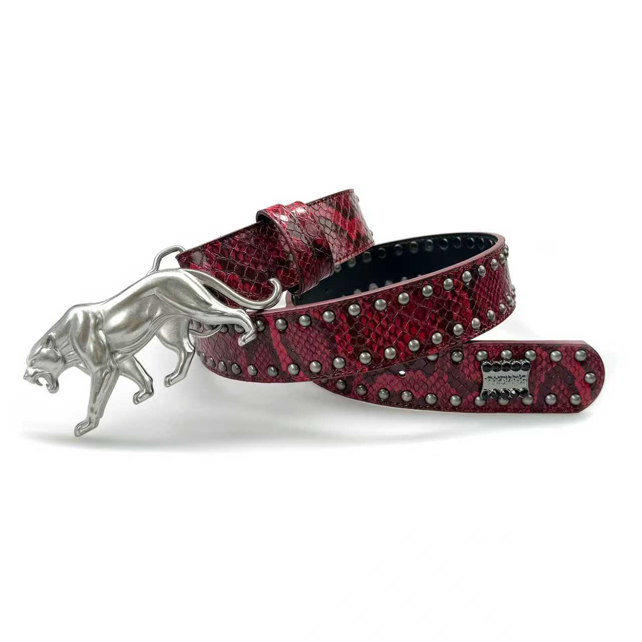 PANTHER BELT RED SNAKE