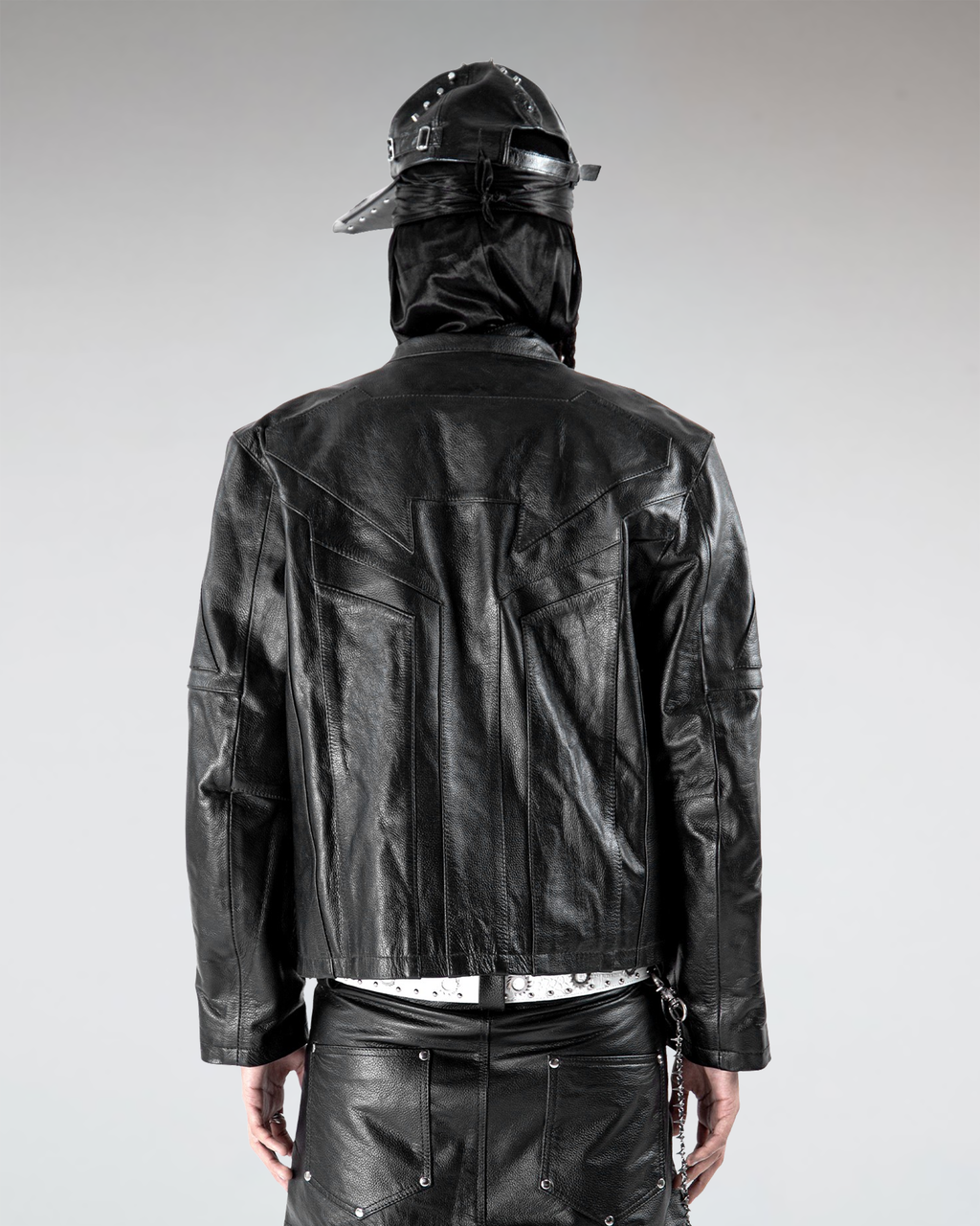 "SLATE" LEATHER JACKET