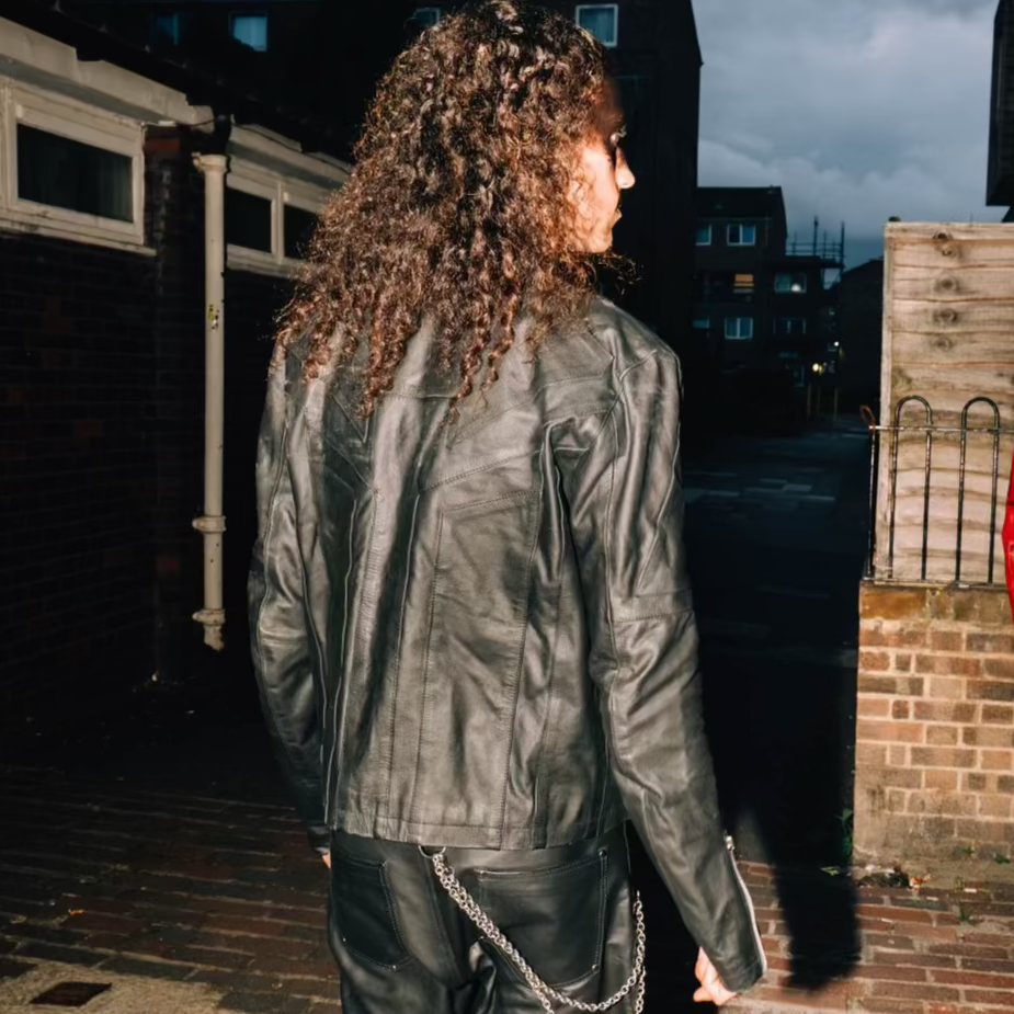 "SLATE" LEATHER JACKET