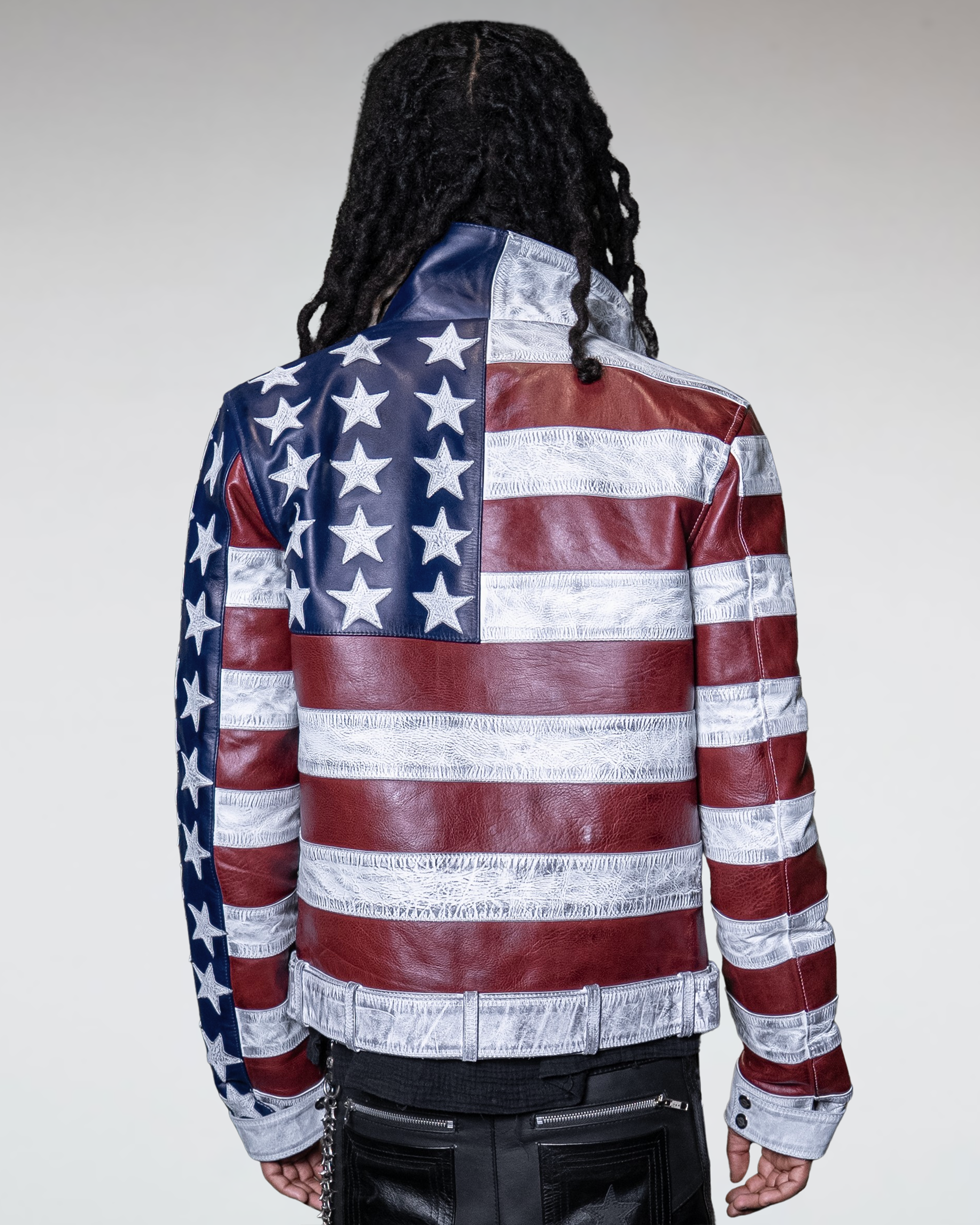 AMERIKA LEATHER MOTO JACKET