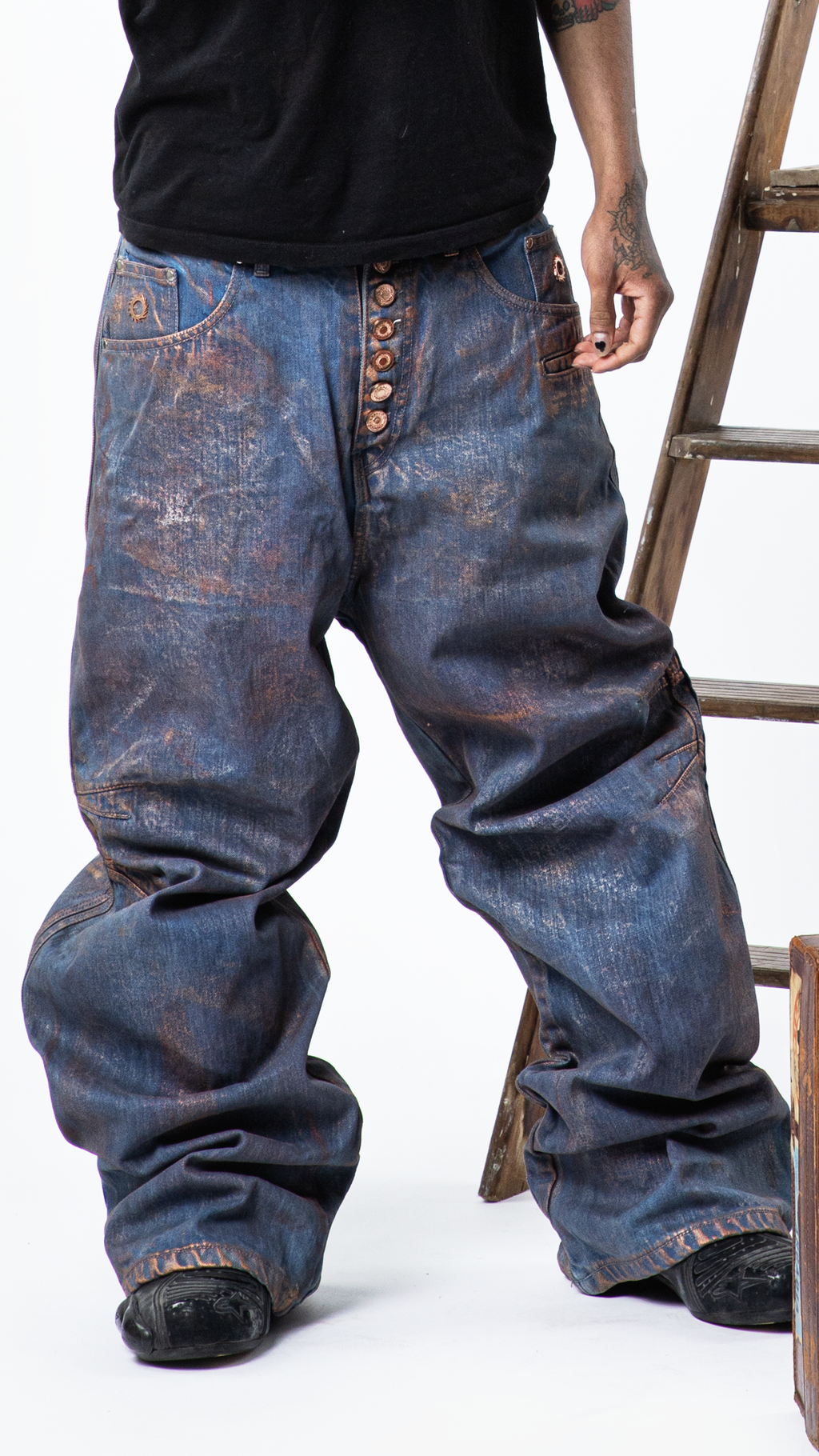 "BRONZE" SELVEDGE DENIM JEANS
