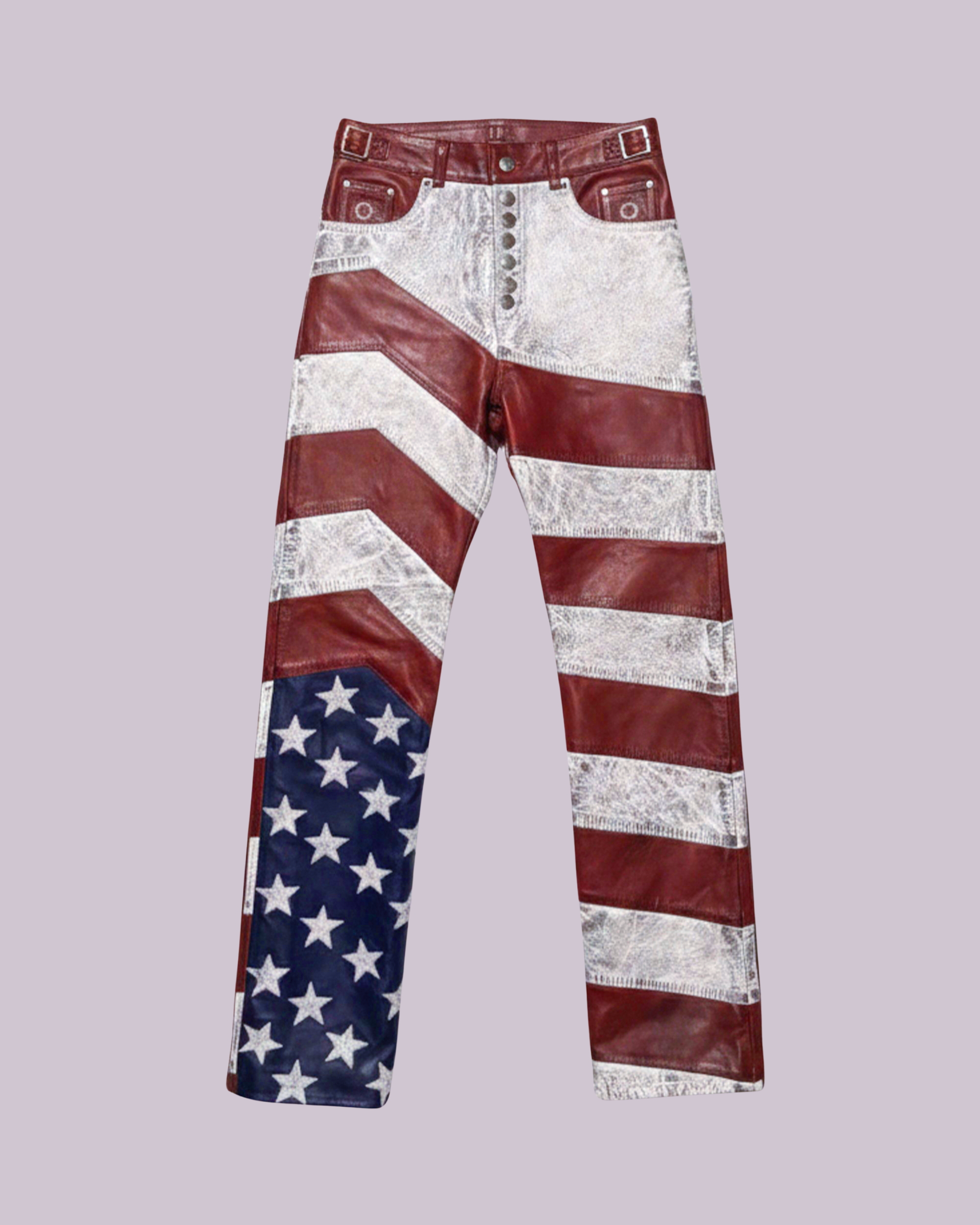 AMERIKA LEATHER MOTO PANTS