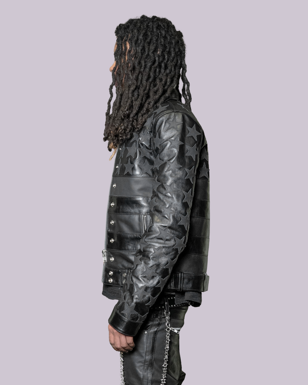 BLKAMERIKA LEATHER MOTO JACKET
