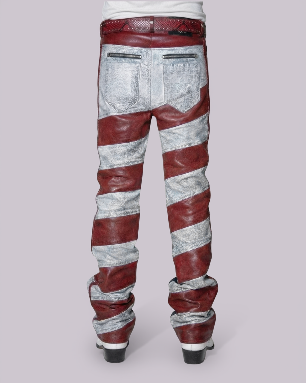 AMERIKA LEATHER MOTO PANTS