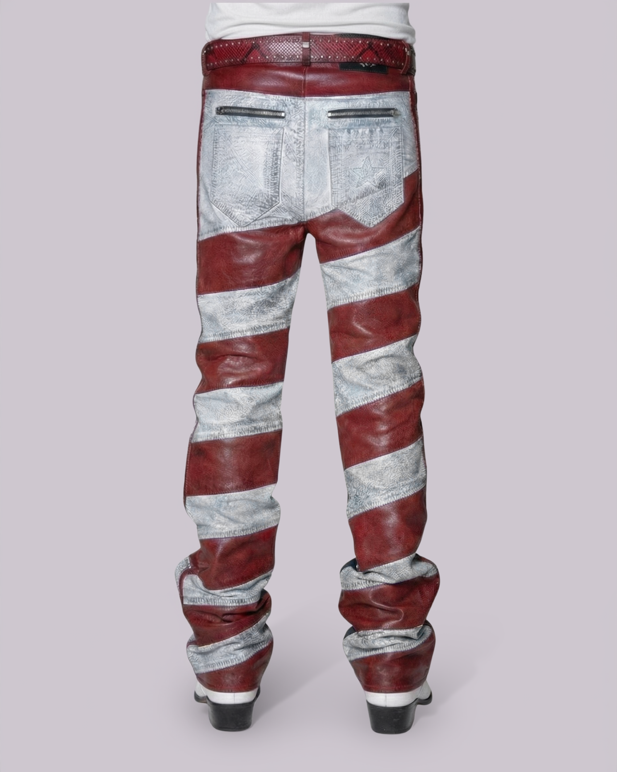 AMERIKA LEATHER MOTO PANTS