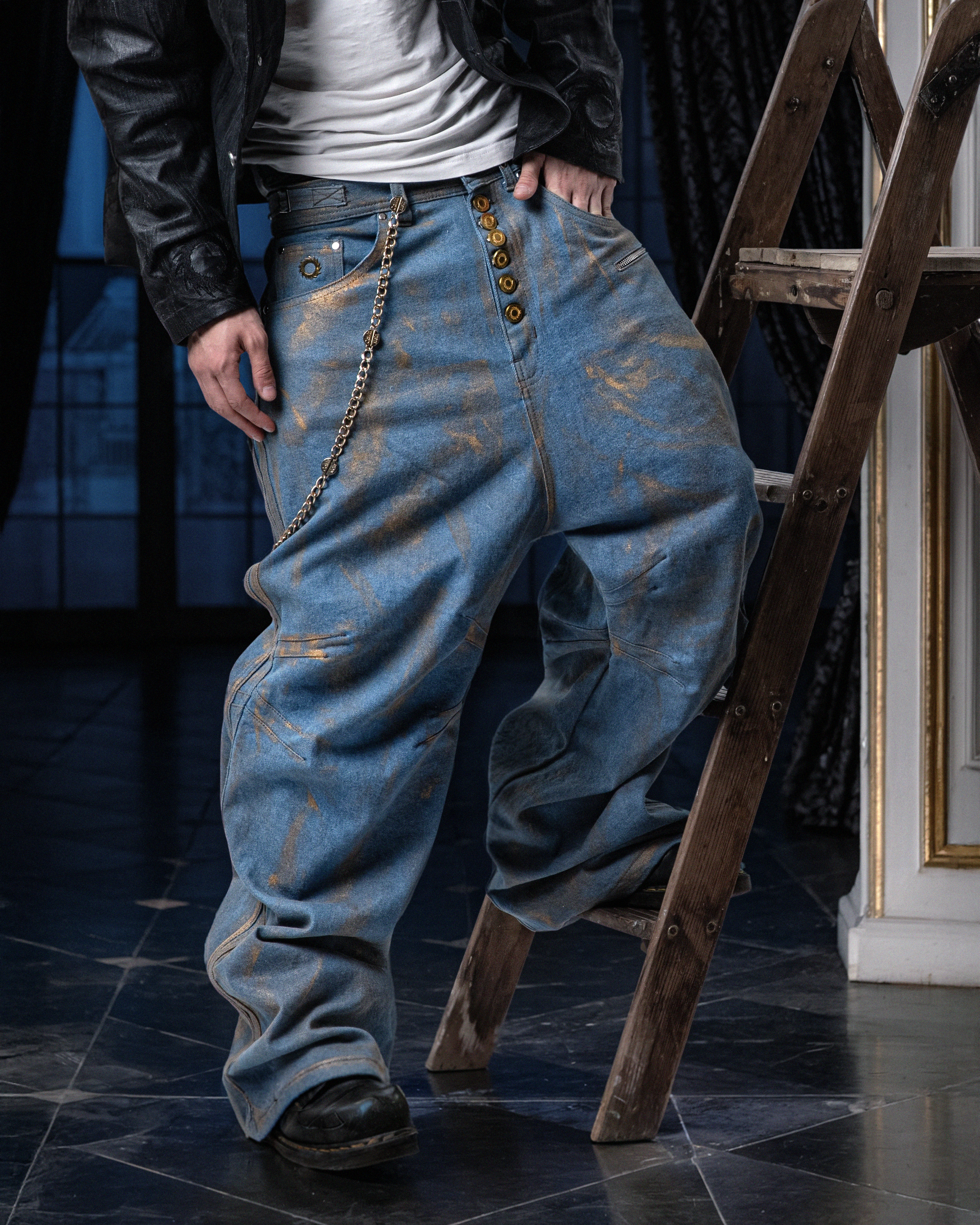 "GOLD" SELVEDGE DENIM JEANS