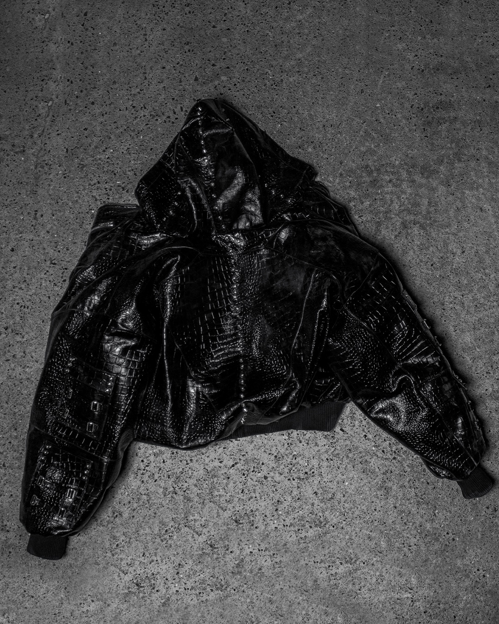 "OBSIDIA" LEATHER JACKET