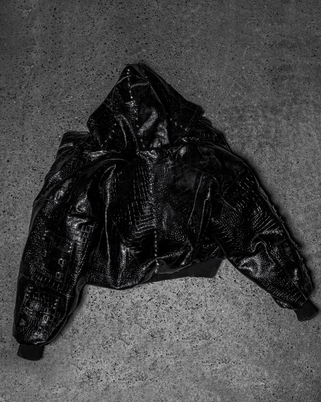 "OBSIDIA" LEATHER JACKET