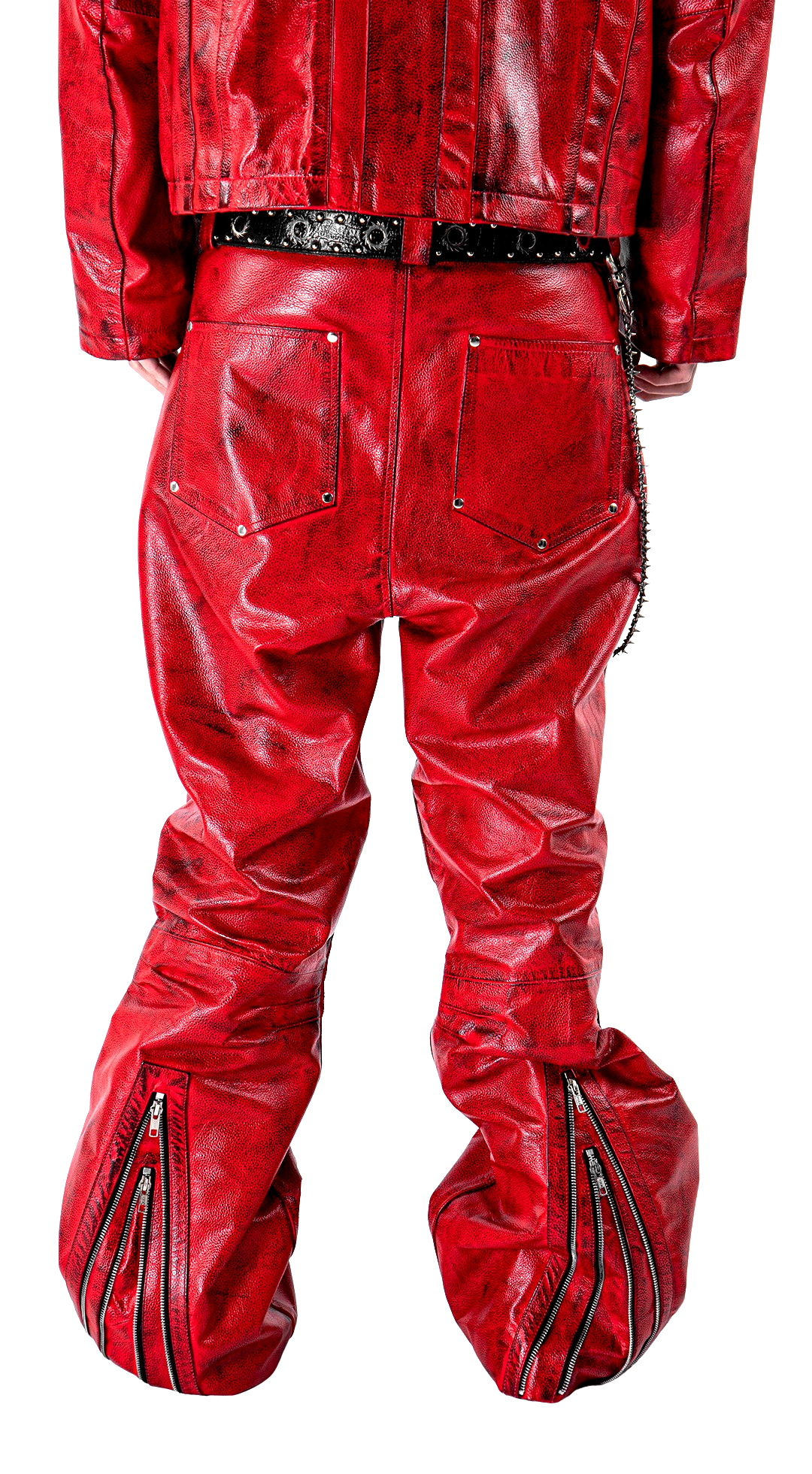 "BLOODSPORT" LEATHER PANTS