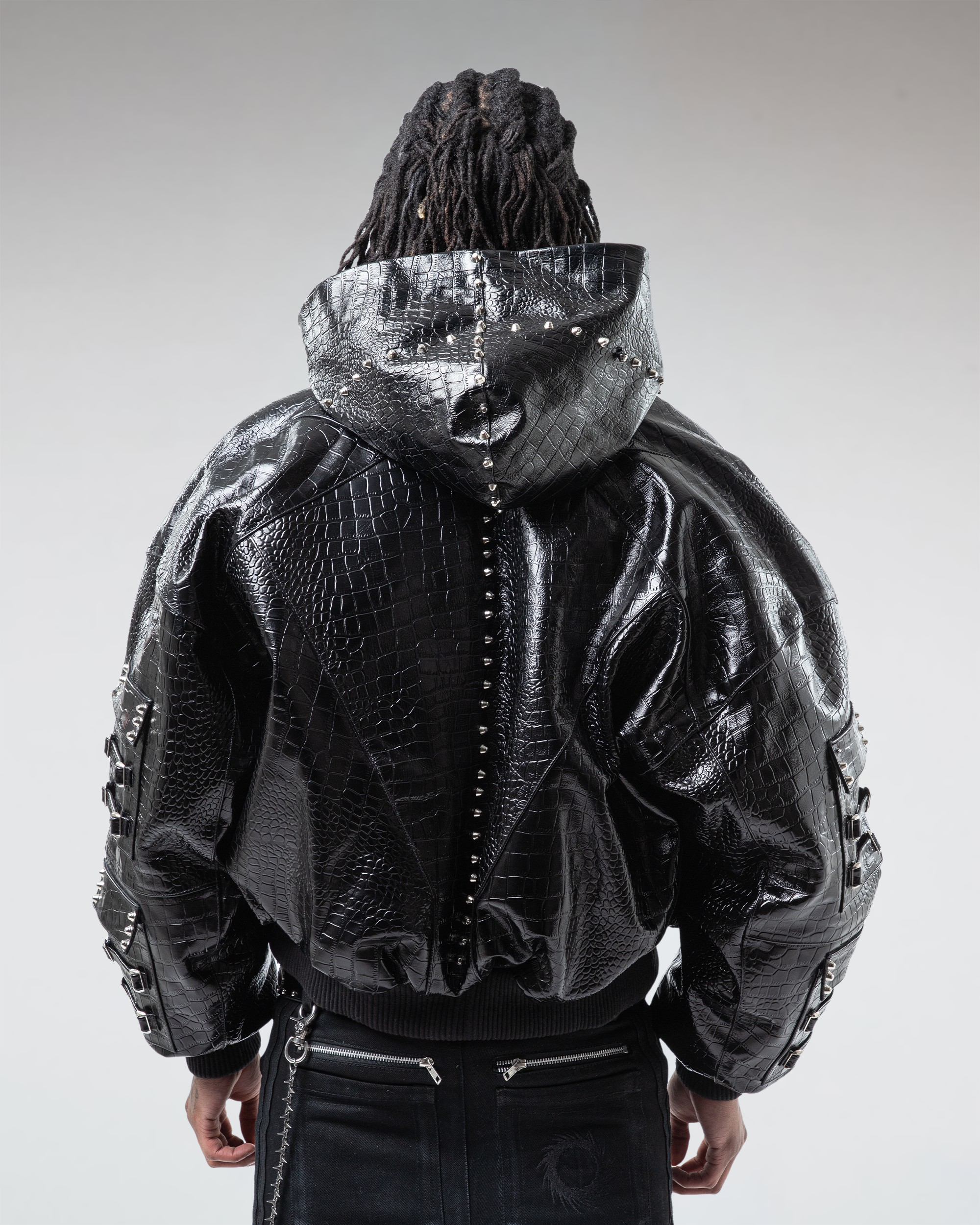 "OBSIDIA" LEATHER JACKET