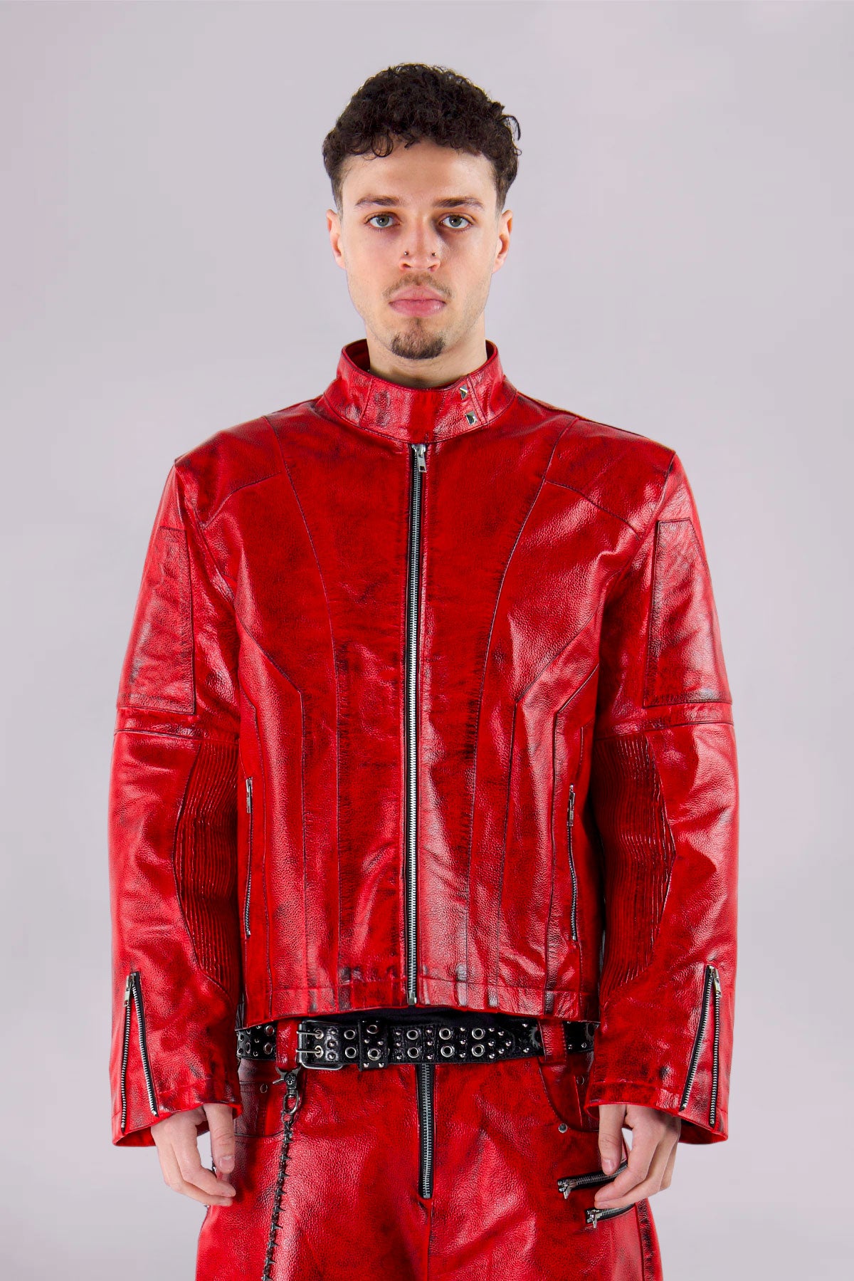 "BLOODSPORT" LEATHER JACKET